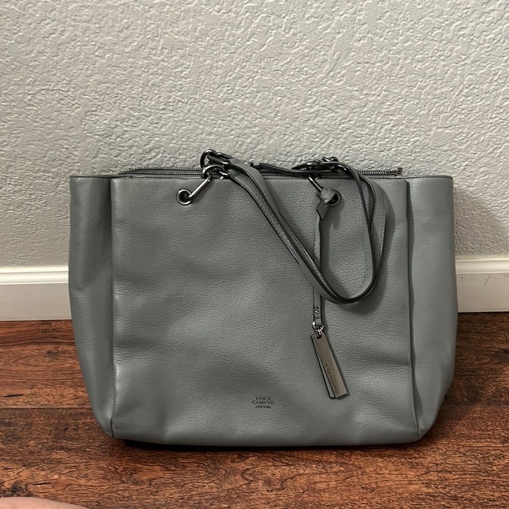 Vince Camuto Zalia Tote Fossil Gray